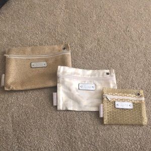 MIMCO - Set of 3 cosmetic cases - rare, good condition, pretty